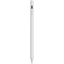 셀리코 실크펜슬 V2 아이패드 호환 스타일러스 터치펜 + 실리콘 보호팁 + 펜촉 3개입, 1세트, 화이트+ 실리콘 보호팁 8개 혼합색상