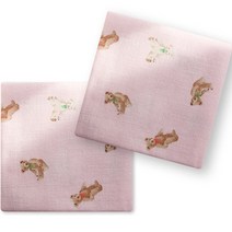 여성용 쁘띠곰돌이 손수건 2장 세트