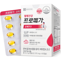 종근당건강 장용성 프로메가 오메가3 22.2g, 60정, 1개