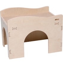 아올로 자작나무 물결팬션 버니캐슬용 하우스 40 x 29 x 30 cm, 1개, 베이지