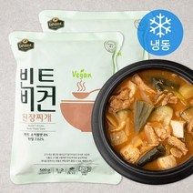 beant 비건 된장찌개 (냉동), 2개, 500g