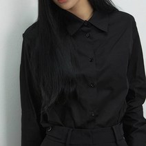 미쏘 여성용 베이직 오버핏 셔츠