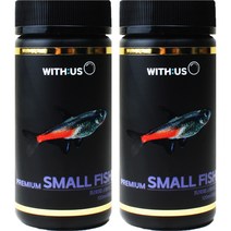 위더스 프리미엄 스몰 피쉬 소형어 사료 120ml, 80g, 2개