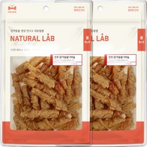 네츄럴랩 강아지 건조 닭가슴살 롤 간식 100g, 2개