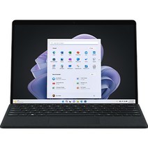 마이크로소프트 2022 서피스 프로9 노트북 13 + 키보드, 256GB, Graphite(노트북), Black(키보드), QEZ-00032/8XA-00017, 코어i5, WIN11 Home, 8GB