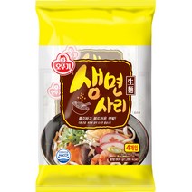 오뚜기 생면사리 4p, 1개, 800g