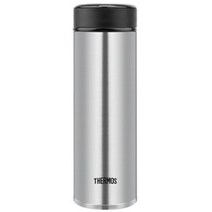 써모스 퀵오픈 스트레이트 텀블러, 350ml, 클리어스테인리스(JOG-350K-CS)