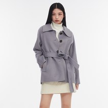 미쏘 여성용 핸드메이드 벨티드 자켓