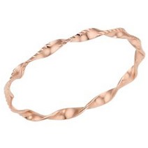 로이드 여성용 꽈배기 컷팅 볼륨 미스링 14K 반지 LRS20056G