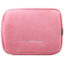 한양 FUR 충전식 파우치형 온수 온열 찜질기 베이비핑크 FC-16