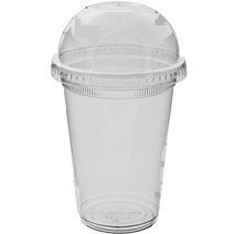 스완 일회용 아이스컵 410ml + 돔 뚜껑, 100개