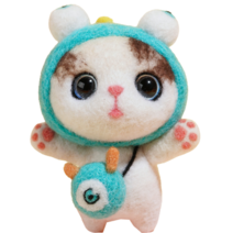 후니마켓 DIY 펠트 세트 고양이 45외계인 차량용1, 혼합색상, 1세트