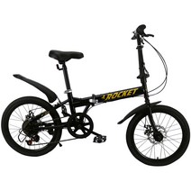 닥터바이크 접이식 미니벨로 50.8cm 6단 알루미늄프레임 E1 BIKE F-20, 146cm, 블랙