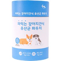 씨엔앨라이프 짜먹는 강아지간식 유산균 파우치 15g 2종 30p + 30p, 닭고기, 연어, 1세트