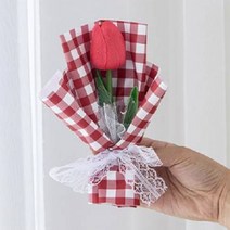 주앙오브제 카네 미니 꽃다발, 20 연한 파란색 샴페인 카네이션 안개