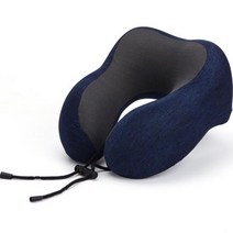 반하나 힙앤바디 메모리폼 목베개, 네이비