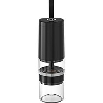 칼딘 꼬모드 슬림 포터블 무선 전동 커피 그라인더 + 청소솔, 블랙, 50ml