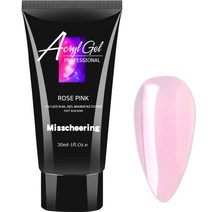 네일블링 인조손톱 네일연장 폴리젤 30ml, 02번 로즈 핑크, 1개