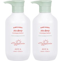 아브카 베이비 앤 키즈 아토 고보습 로션 무향, 2개, 500ml