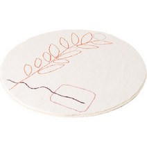 마이데일리 심플 라인 원형 발매트, 03번