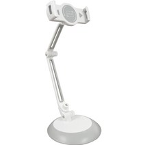 유엠투 받침형 4단 관절 메탈 데스크 스탠드 태블릿 휴대폰 거치대 JHD165, 1개, 화이트