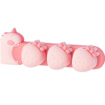UM 마그네틱 충전 케이블 관리 홀더, 1개, 핑크