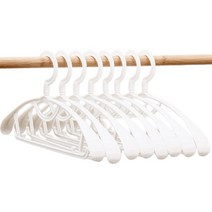 모닝하우스 두꺼운 옷걸이, 20개, 화이트