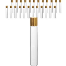 롤온 향수 용기 10ml, 25개, 골드(캡) + 투명(용기)