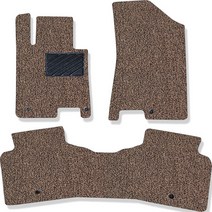 지엠지모터스 차량용 프리미엄 코일 카매트 세트 확장형, 현대, 브라운, 그랜저 GN7 2023년형