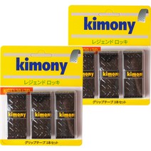 키모니 하이소프트 레전드 오버그립 타이어 KGT138 6p, 블랙