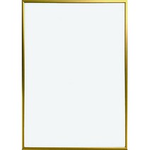 리드오프 알루미늄 벽걸이 포스터 액자, 유광골드