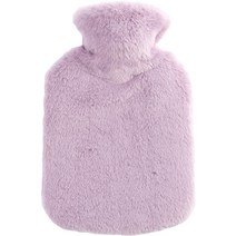 생활애찬 기모 보온 물주머니 찜질 핫팩 퍼플 500ml, 1세트