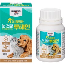 일동펫 반려동물용 더 정직한 눈 건강 루테인 60g, 눈물 개선/눈건강, 1개, 눈 건강 + 장 건강