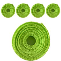 PP 웨이빙끈 25mm x 90cm, 연두, 5개