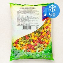 삼색 파프리카다이스 (냉동), 1kg, 1개