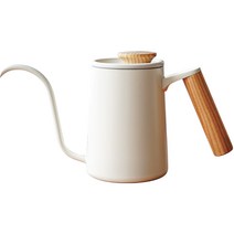 칼딘 브루오 커피 드립포트 핸드드립주전자 아이보리, 드립포트 + 뚜껑, 600ml
