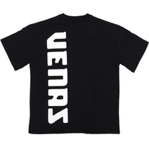 싸파 베나스 루즈핏 백포인트 반팔 티셔츠, BLACK