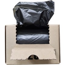 에스디 사각롤 재활용 봉투 검정, 20L, 70개