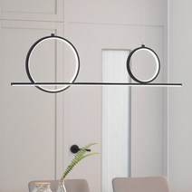 히트조명 LED 도스링 펜던트 조명 40W D30982BK, 블랙