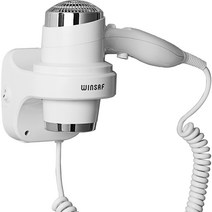 윈세프 벽걸이 헤어 드라이어 WTH-3915 1800W, 화이트