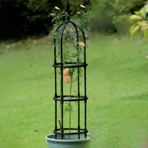 예따여기 넝쿨 식물 화분 지지대 블랙 15 x 70 cm, 1개