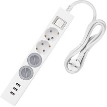 스윗홈 과부하차단 USB 3포트 멀티탭 4구 HOME-MO16AU4 + 안전커버 2p 세트, 1.5m, 1세트