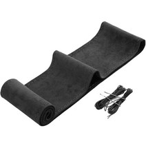 오토크루 스웨이드 DIY 핸들커버 튜닝 미끄럼방지 AC-83, 블랙(스티치), 커버(블랙)