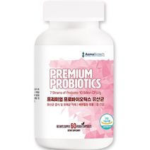 프리미엄 프로바이오틱스 장건강 유산균 30g, 60정, 1개