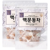 건강울림 청양 맥문동차 삼각티백, 75g, 2개