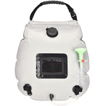 휴대용 샤워 가방 20L, 그레이, 1개