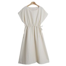 모비니 나일론 스트링 라운드넥 롱 원피스 cpops9023k35