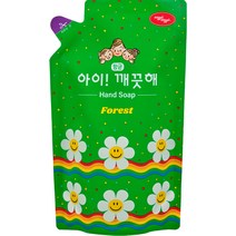 아이깨끗해 위글위글 핸드워시 리필 숲속산책향, 450ml, 1개