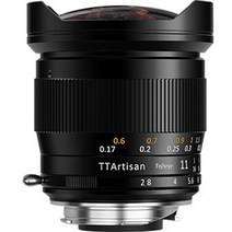 티티아티산 F2.8 라이카 M마운트 어안렌즈 블랙 11mm