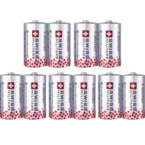 스위스밀리터리 알카라인 C형 건전지 LR14, 10개입, 1개